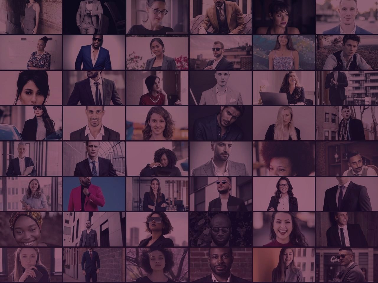Grid of FlurryDate members — local singles using a free dating site to meet people nearby